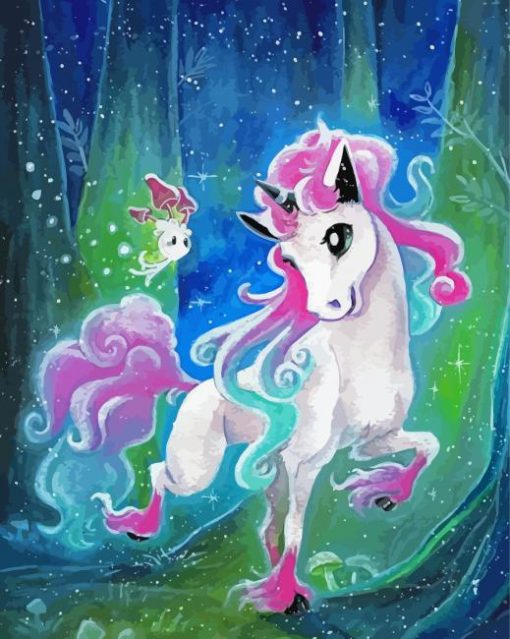 Pokemon Unicorn Paint By Numbers