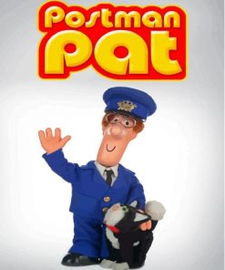 Postman Pat Animation Poster Paint By Numbers