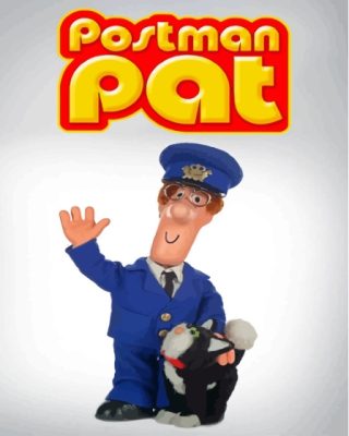 Postman Pat Animation Poster Paint By Numbers