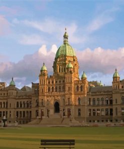 Provincial Parliament Buildings Victoria Canada British Colombia Paint By Numbers