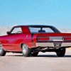Red 69 Dodge Dart Paint By Numbers