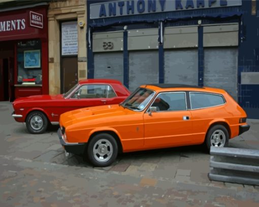 Reliant Scimitar Cars Paint By Numbers