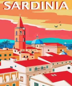 Sardinia Poster Paint By Numbers