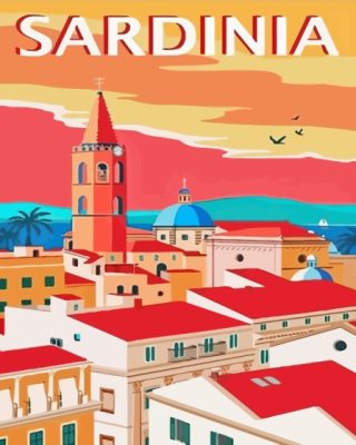 Sardinia Poster Paint By Numbers