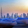 Skyline Dubai Desert Paint By Numbers