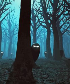 Spooky Forest Paint By Numbers