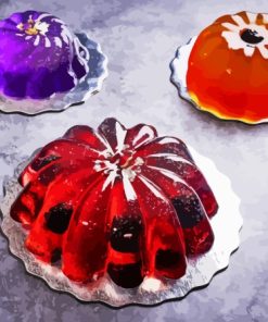 Sweet Jelly Desserts Paint By Numbers