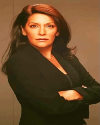 The English Actress Marina Sirtis Paint By Numbers