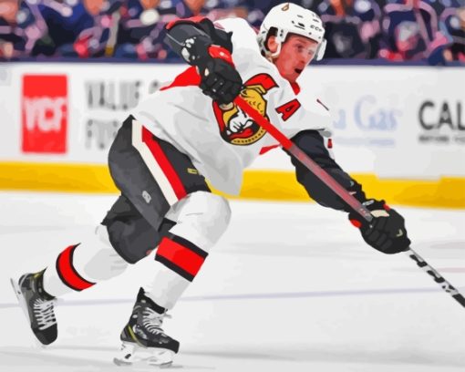 Thomas Chabot Ottawa Senators Player Paint By Numbers