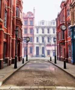 UK Victorian Street Paint By Numbers