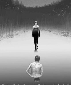 Under The Skin Black And White Poster Paint By Numbers