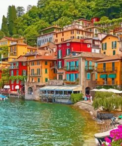 Varenna Italy Paint By Numbers