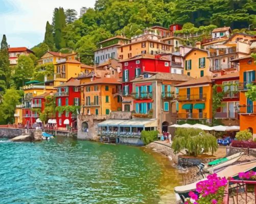 Varenna Italy Paint By Numbers