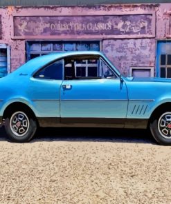 Vintage Blue Holden Monaro Car Paint By Numbers