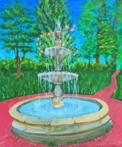 Water Fountain Paint By Numbers