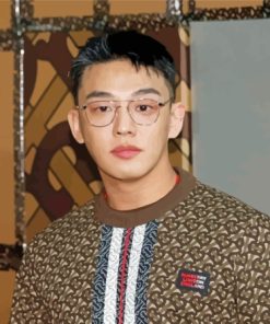 Yoo Ah In With Glasses Paint By Numbers