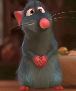 Remy The Rat Paint By Numbers