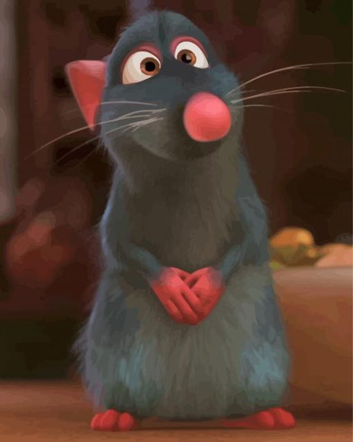 Remy The Rat Paint By Numbers