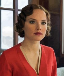 Daisy Ridley In Murder On The Orient Express Paint By Numbers