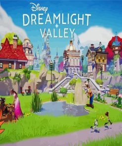 Disney Dreamlight Valley Poster Paint By Numbers