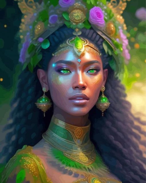 Goddess Of Nature Paint By Numbers