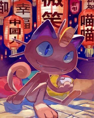 Meowth Paint By Numbers