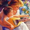Musician Mom And Son Paint By Numbers