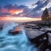 North Shore Rocks Minnesota Sunset Paint By Numbers