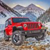 Red 2018 Jeep Wrangler Paint By Numbers