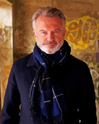 Sam Neill Paint By Numbers