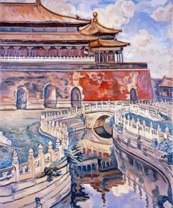 Scene From Beijing Georgette Chen Paint By Numbers