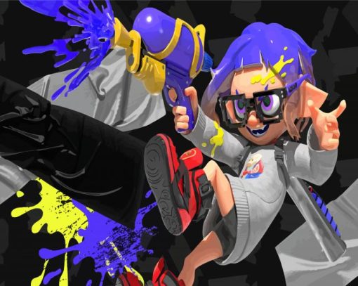 Splatoon Character Paint By Numbers