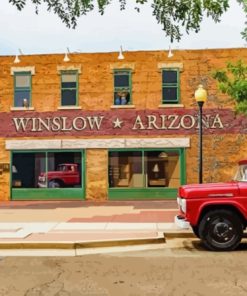 Standing On The Corner In Winslow Arizona Park Paint By Numbers