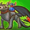 Stitch And Toothless Art Paint By Numbers