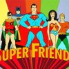 Super Friends Cartoon Paint By Numbers