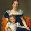 The Countess Vilain XIIII And Her Daughter By Jacques Louis David Paint By Numbers