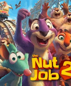 The Nut Job Movie Paint By Numbers