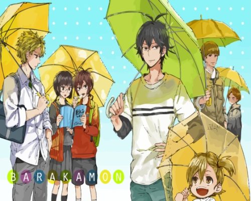 Barakamon Poster Paint By Numbers