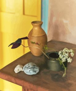 Brown Vase Paint By Numbers