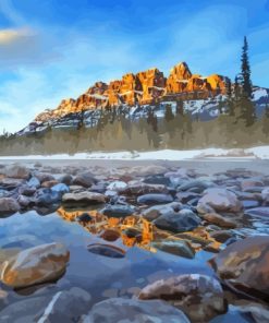 Castle Mountain Banff Paint By Numbers