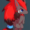 Cute Zoroark Paint By Numbers