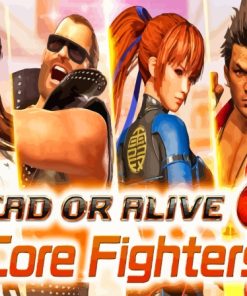 Dead Or Alive Core Fighters Video Game Paint By Numbers