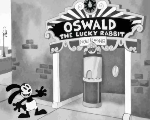 Disney Oswald The Lucky Rabbit Paint By Numbers