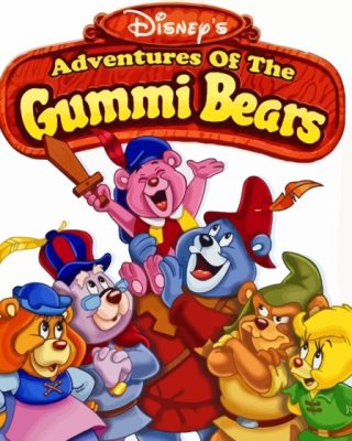 Disney Gummi Bears Adventure Animation Paint By Numbers