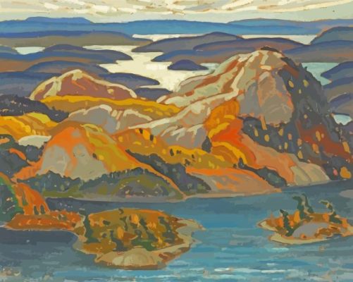 Grace Lake By Franklin Carmichael Paint By Numbers