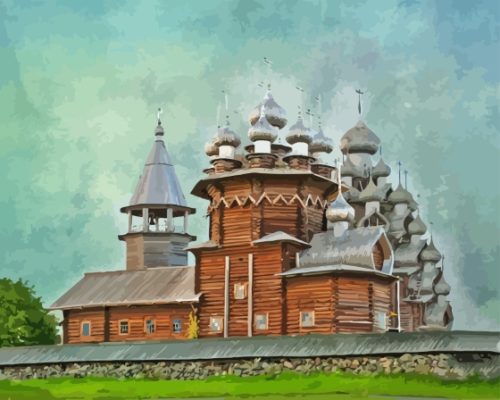 Kizhi Museum Paint By Numbers