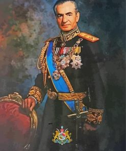 Mohammad Reza Pahlavi Paint By Numbers