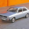 Old Grey Audi 80 Car Paint By Numbers