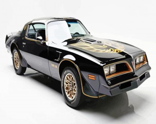 Pontiac Trans Am Paint By Numbers