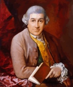 Portrait Of David Garrick Paint By Numbers